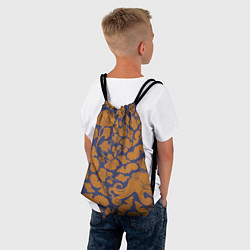 Рюкзак-мешок Морская гуашь, цвет: 3D-принт — фото 2