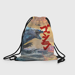 Рюкзак-мешок ГОДЗИЛЛА АТАКУЕТ!, цвет: 3D-принт