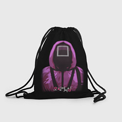 Рюкзак-мешок Squid Game Square Guy, цвет: 3D-принт