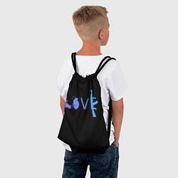 Рюкзак-мешок PUBG NEON, цвет: 3D-принт — фото 2