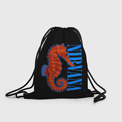 Рюкзак-мешок NIRVANA SEAHORSE, цвет: 3D-принт