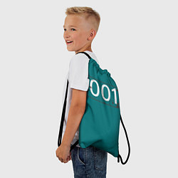 Рюкзак-мешок Игрок в кальмара 001, цвет: 3D-принт — фото 2