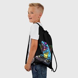 Рюкзак-мешок Динозавр ди-джей, цвет: 3D-принт — фото 2
