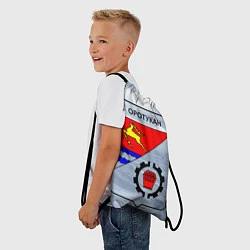 Рюкзак-мешок Герб Оротукан, цвет: 3D-принт — фото 2