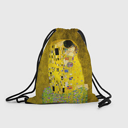Рюкзак-мешок Влюблённые поцелуй художник Климт, цвет: 3D-принт