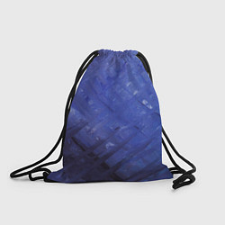 Рюкзак-мешок Синие акварельные мазки, цвет: 3D-принт