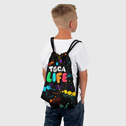 Рюкзак-мешок TOCA BOCA RAINBOW PAINTS ТОКА БОКА РАДУЖНЫЕ КРАСКИ, цвет: 3D-принт — фото 2