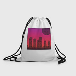 Рюкзак-мешок QR-Town, цвет: 3D-принт