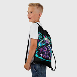 Рюкзак-мешок Сейлор Мун неон, цвет: 3D-принт — фото 2