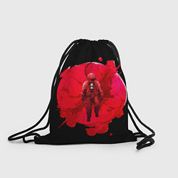 Рюкзак-мешок Космонавт на кровавой луне, цвет: 3D-принт