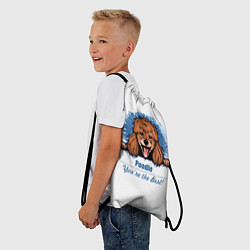 Рюкзак-мешок Собака Пудель Poodle, цвет: 3D-принт — фото 2