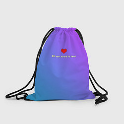 Рюкзак-мешок Bright love, цвет: 3D-принт