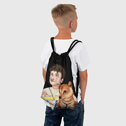 Рюкзак-мешок Бульвар Депо с пёсиком, цвет: 3D-принт — фото 2
