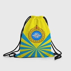 Рюкзак-мешок Большая эмблема ВВС РФ, цвет: 3D-принт