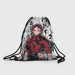 Рюкзак-мешок Танджиро Камадо на манге, цвет: 3D-принт