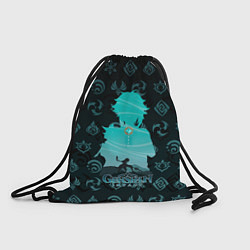 Рюкзак-мешок Genshin Impact Xiao, цвет: 3D-принт