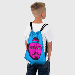 Рюкзак-мешок Многознаал в кепке, цвет: 3D-принт — фото 2
