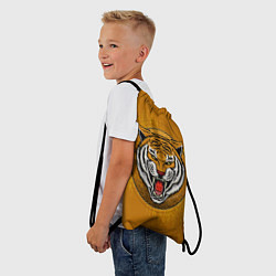 Рюкзак-мешок Голова свирепого тигра, цвет: 3D-принт — фото 2