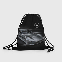 Рюкзак-мешок Mercedes-Benz motorsport black, цвет: 3D-принт
