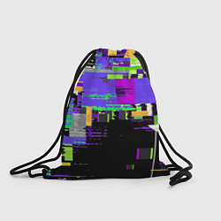 Рюкзак-мешок Глитч эффект, цвет: 3D-принт