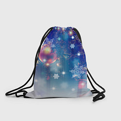 Рюкзак-мешок Игрушки на Елке, цвет: 3D-принт