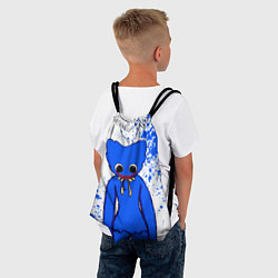Рюкзак-мешок POPPY PLAYTIME BLUE ИГРА ПОППИ ПЛЕЙТАЙМ ХАГГИ ВАГГ, цвет: 3D-принт — фото 2