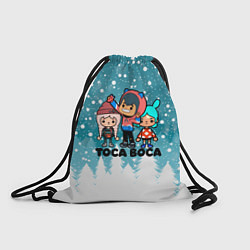 Рюкзак-мешок Новогодний Toca Boca, цвет: 3D-принт