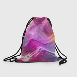 Рюкзак-мешок Акварельные Волны, цвет: 3D-принт