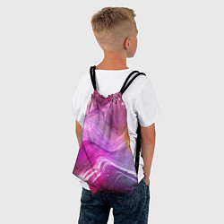 Рюкзак-мешок Акварельные Волны, цвет: 3D-принт — фото 2