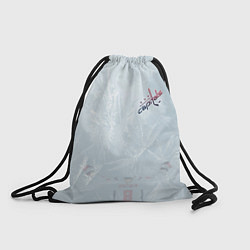 Рюкзак-мешок Washington Capitals Grey Ice theme, цвет: 3D-принт