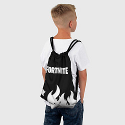Рюкзак-мешок Fortnite Огонь, цвет: 3D-принт — фото 2