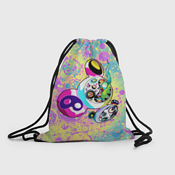 Рюкзак-мешок Такаси Мураками Безумный ДОБ, цвет: 3D-принт