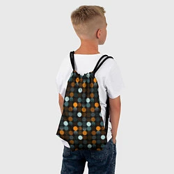 Рюкзак-мешок Монохром, цвет: 3D-принт — фото 2