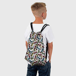 Рюкзак-мешок Модные Собачки, цвет: 3D-принт — фото 2