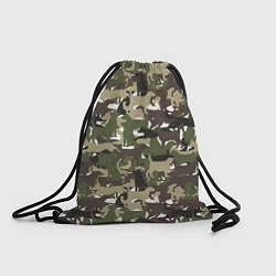 Рюкзак-мешок Камуфляж из Собак Camouflage, цвет: 3D-принт