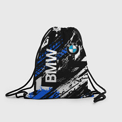 Рюкзак-мешок BMW следы от шин, цвет: 3D-принт