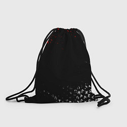 Рюкзак-мешок КРАСНО БЕЛЫЕ РУНЫ, цвет: 3D-принт
