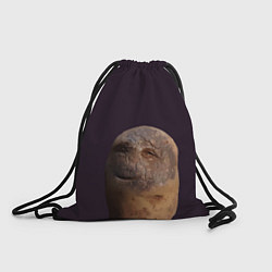 Рюкзак-мешок Уставший картофель, цвет: 3D-принт