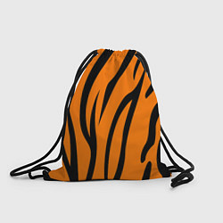 Рюкзак-мешок Текстура тиграtiger, цвет: 3D-принт