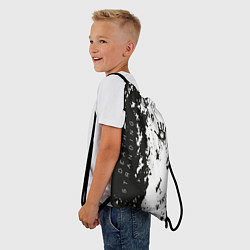 Рюкзак-мешок Death Stranding Black & White, цвет: 3D-принт — фото 2