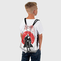 Рюкзак-мешок Сайтама красный дым One Punch-Man, цвет: 3D-принт — фото 2