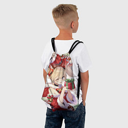 Рюкзак-мешок KLEE НОВЫЙ ГОД В ГЕНШИН ИМПАКТ, цвет: 3D-принт — фото 2