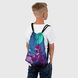Рюкзак-мешок Deltarune Сьюзи, цвет: 3D-принт — фото 2