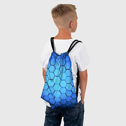Рюкзак-мешок Неоновые 3D ПЛИТЫ, цвет: 3D-принт — фото 2