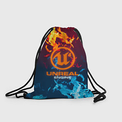 Рюкзак-мешок Unreal Огонь, цвет: 3D-принт