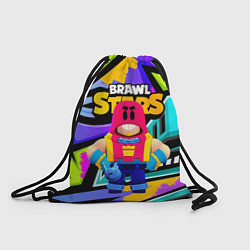 Рюкзак-мешок GROM BRAWL STARS ГРОМ БРАВЛЫ, цвет: 3D-принт