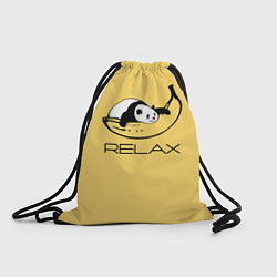 Рюкзак-мешок Relax - панда на банане, цвет: 3D-принт