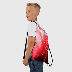 Рюкзак-мешок Красная космическая спираль, цвет: 3D-принт — фото 2