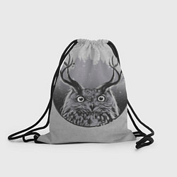 Рюкзак-мешок Оленесова, цвет: 3D-принт