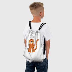 Рюкзак-мешок Тигр новогодний, цвет: 3D-принт — фото 2